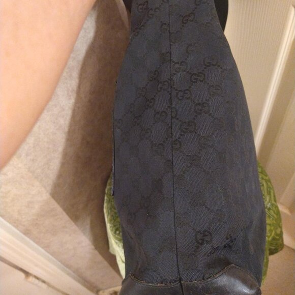 Authentic Gucci GG Monogram Web Tote - Picture 5 of 13